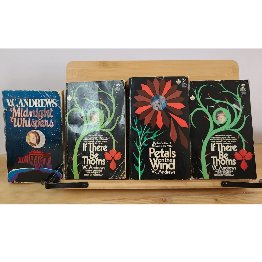 VC Andrews Vintage Paperback Lot 4 Books Petals on the Wind If There‎ Be Thorns